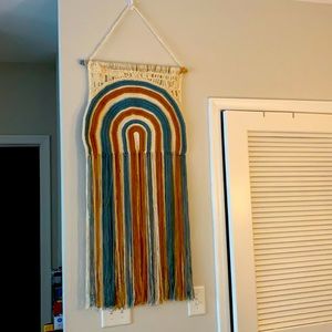 Rainbow wall hanging